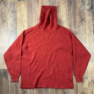 Free People Red Turtleneck Sweater Small